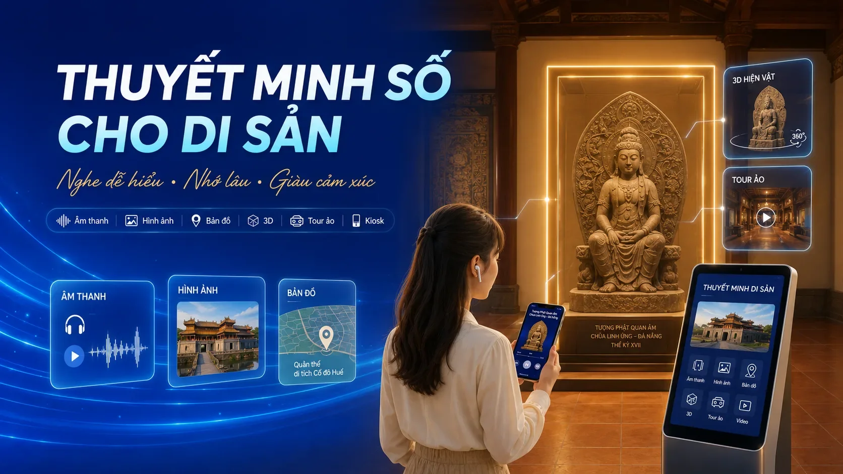Làm thế nào để xây dựng nội dung thuyết minh số cho di sản?