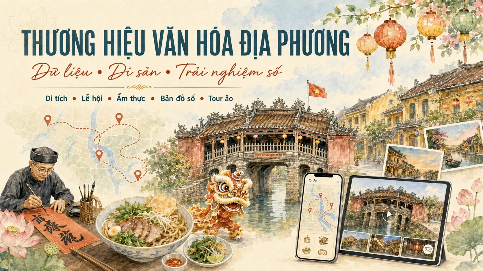 Xây dựng thương hiệu văn hóa địa phương bằng dữ liệu, di sản và trải nghiệm số