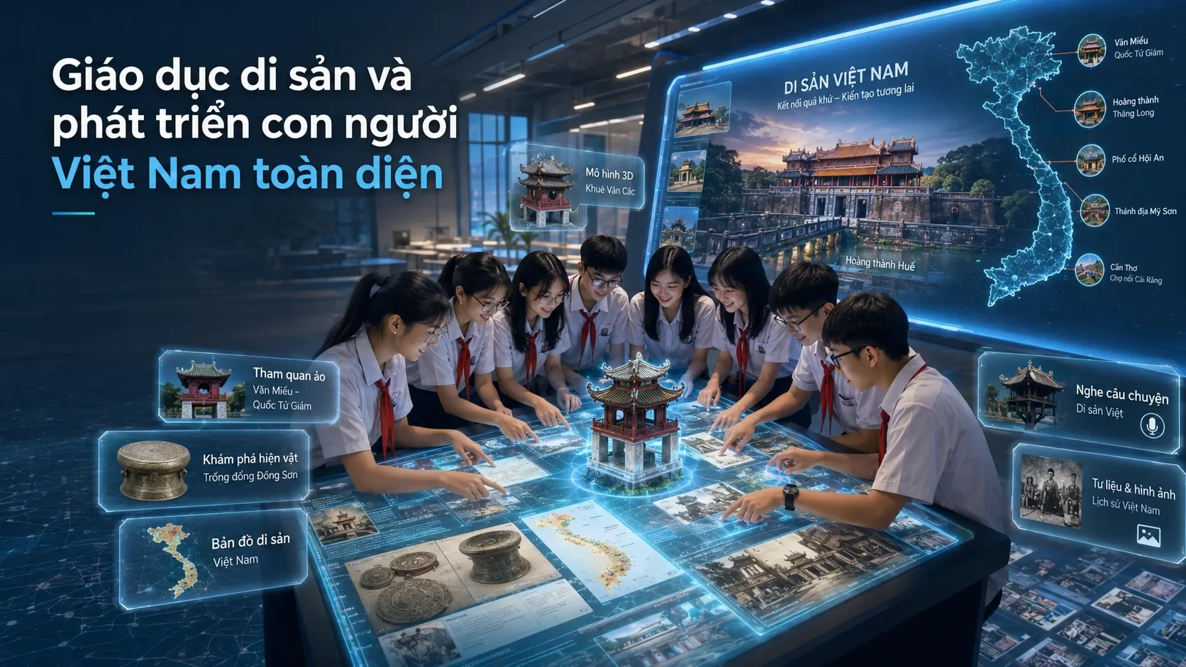 Giáo dục di sản và phát triển con người Việt Nam toàn diện