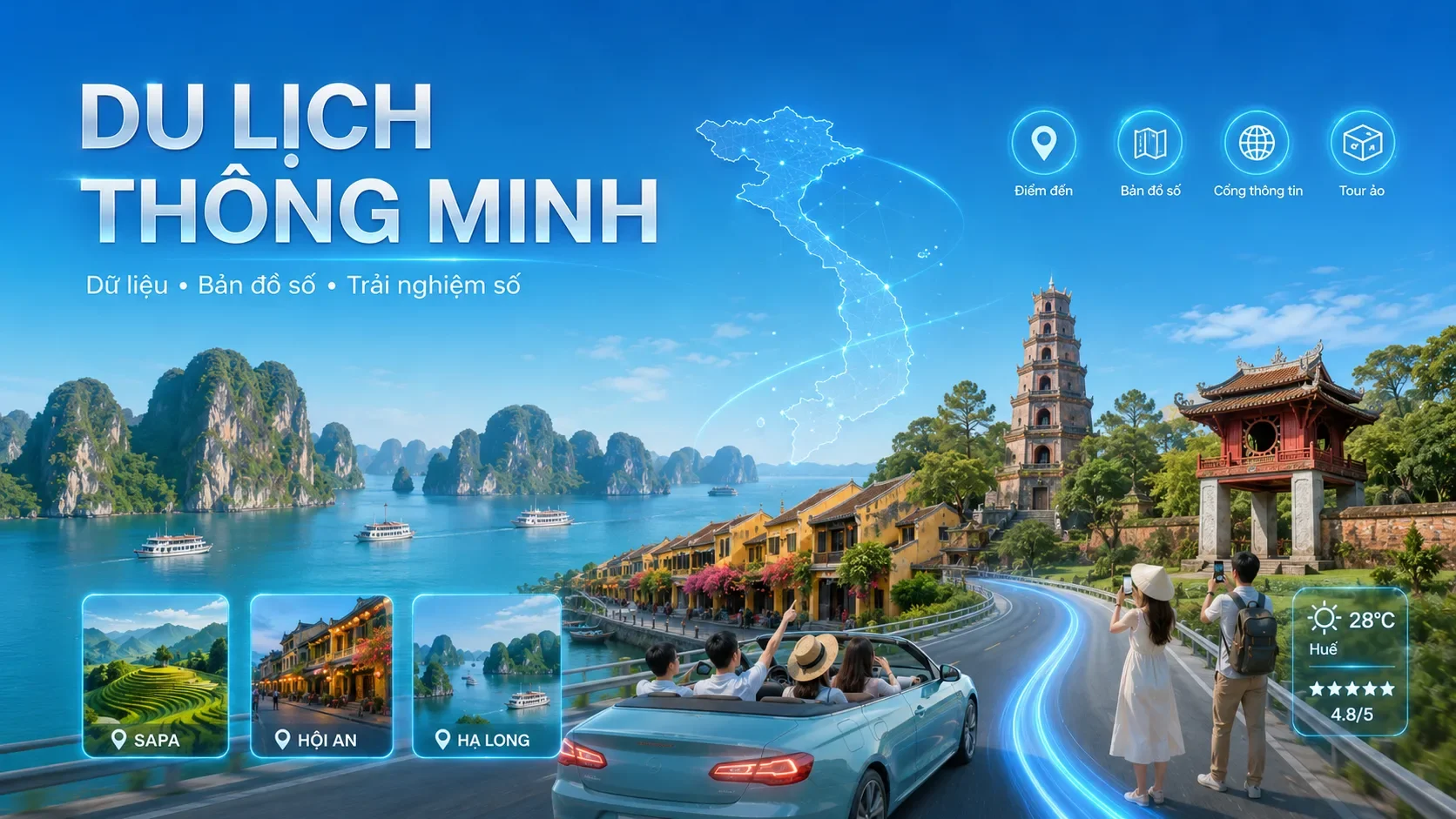 Du lịch thông minh là gì? Vai trò của dữ liệu, bản đồ số và trải nghiệm số
