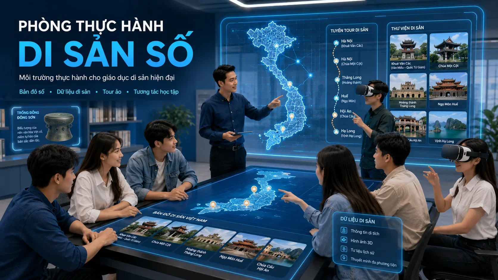 Phòng thực hành du lịch số cho trường đại học cần có những gì?